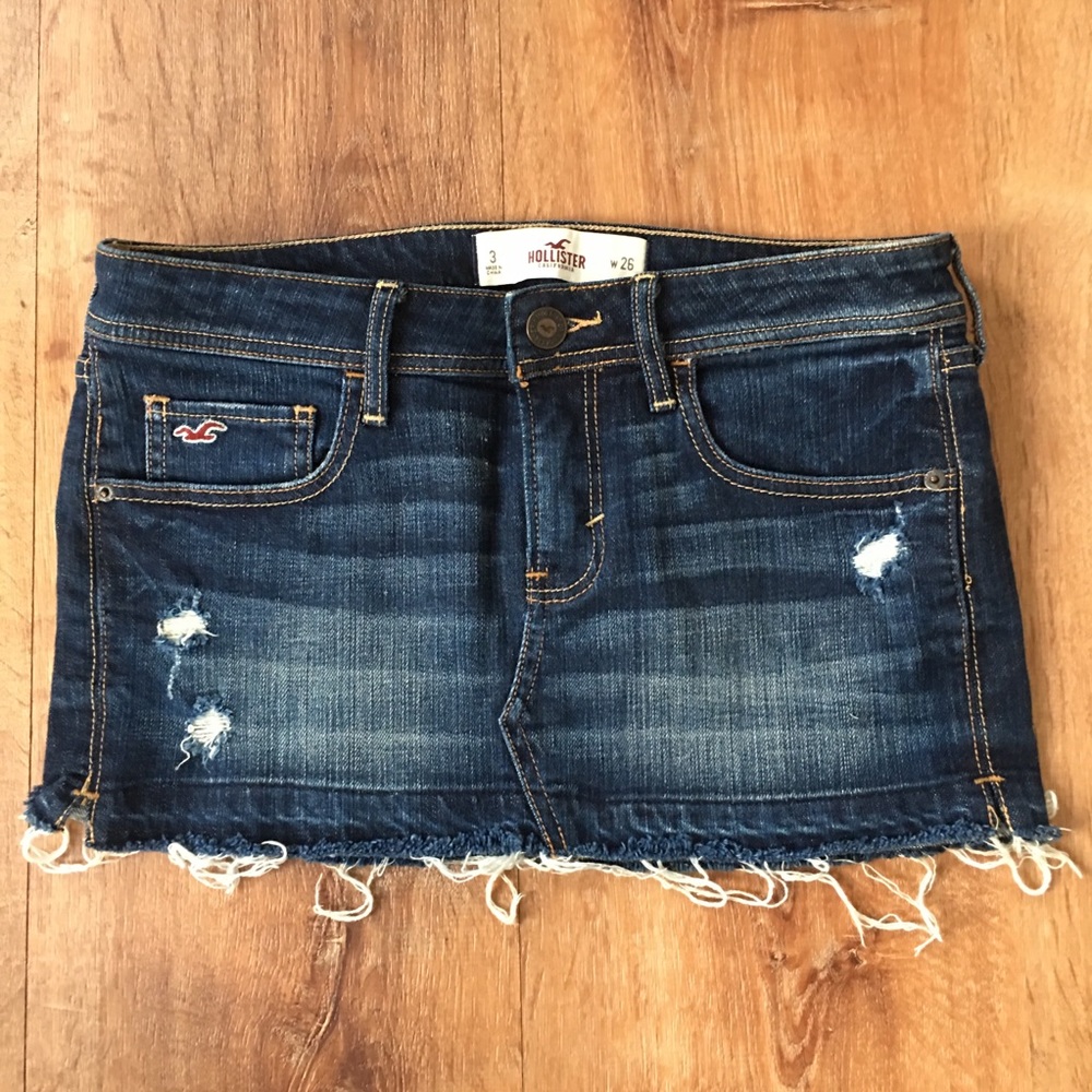 Hollister Denim Shirt Dark Wash women’s 3 - w 26